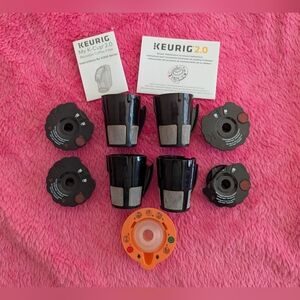 Keurig 2.0 My K-Cup Reusable Filters + Needle Cleaning Tool